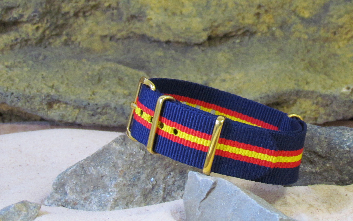 Phoenix | Navy & Red & Yellow | One-Piece | Nylon | Gold Hardware