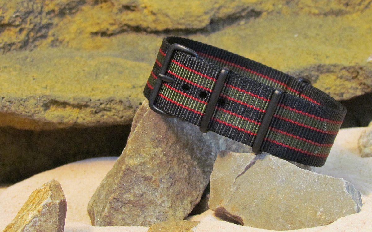 Striped Ballistic Nylon's with PVD Hardware