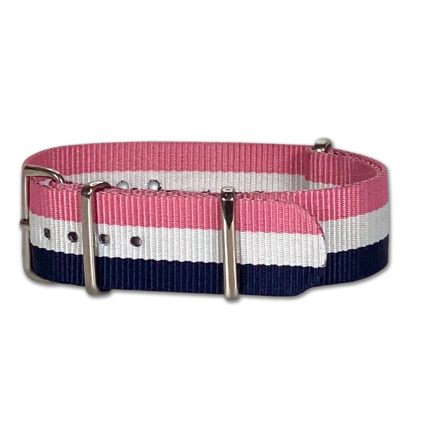 Vacationer Ballistic Nylon Watch Strap w/ Polished Hardware