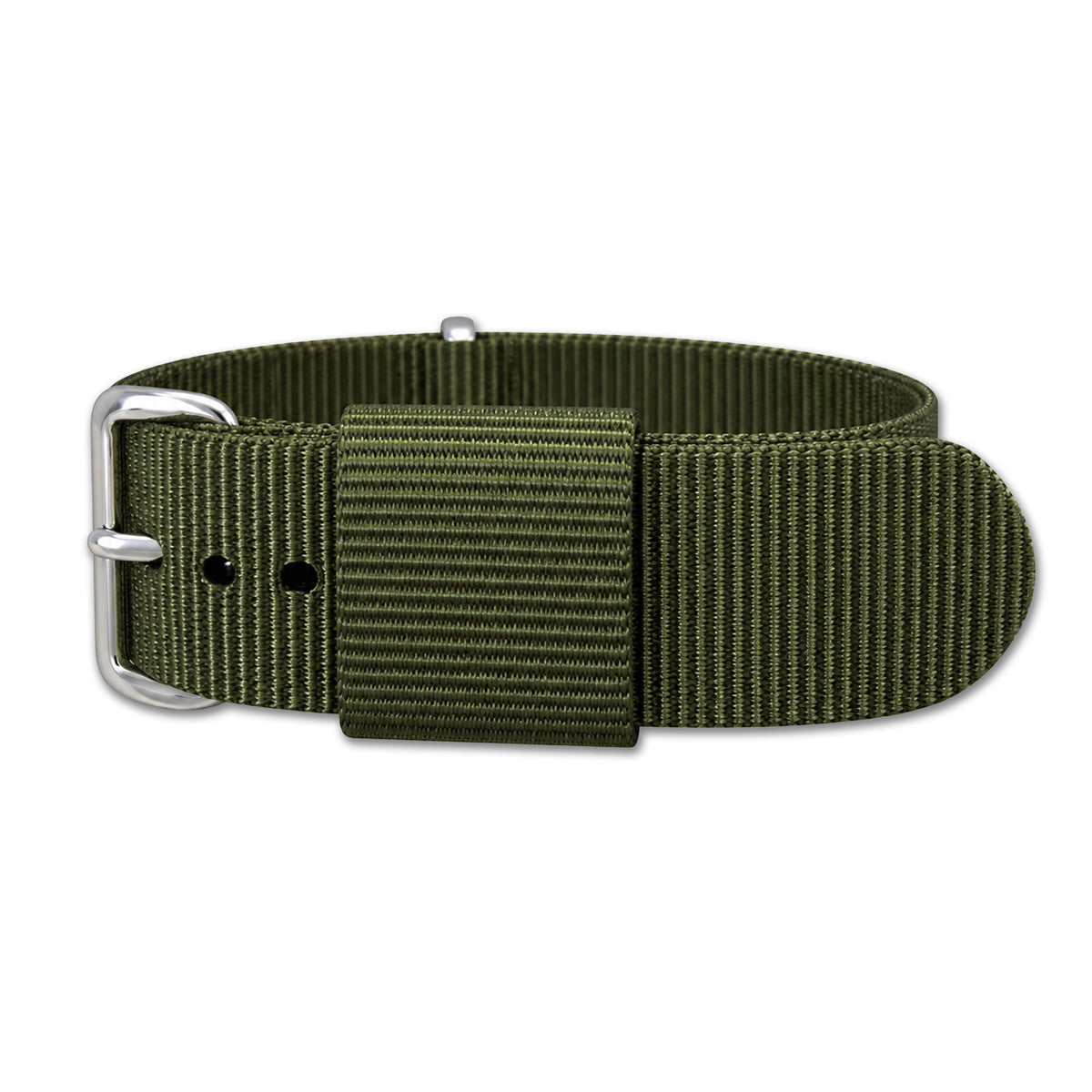 Infantry RAF | Olive Green | Double Pass | Nylon | Polished Hardware