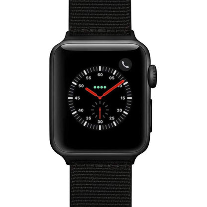 Black-Ops Two Piece Ballistic Nylon Watch Band | Compatible with Apple Watch
