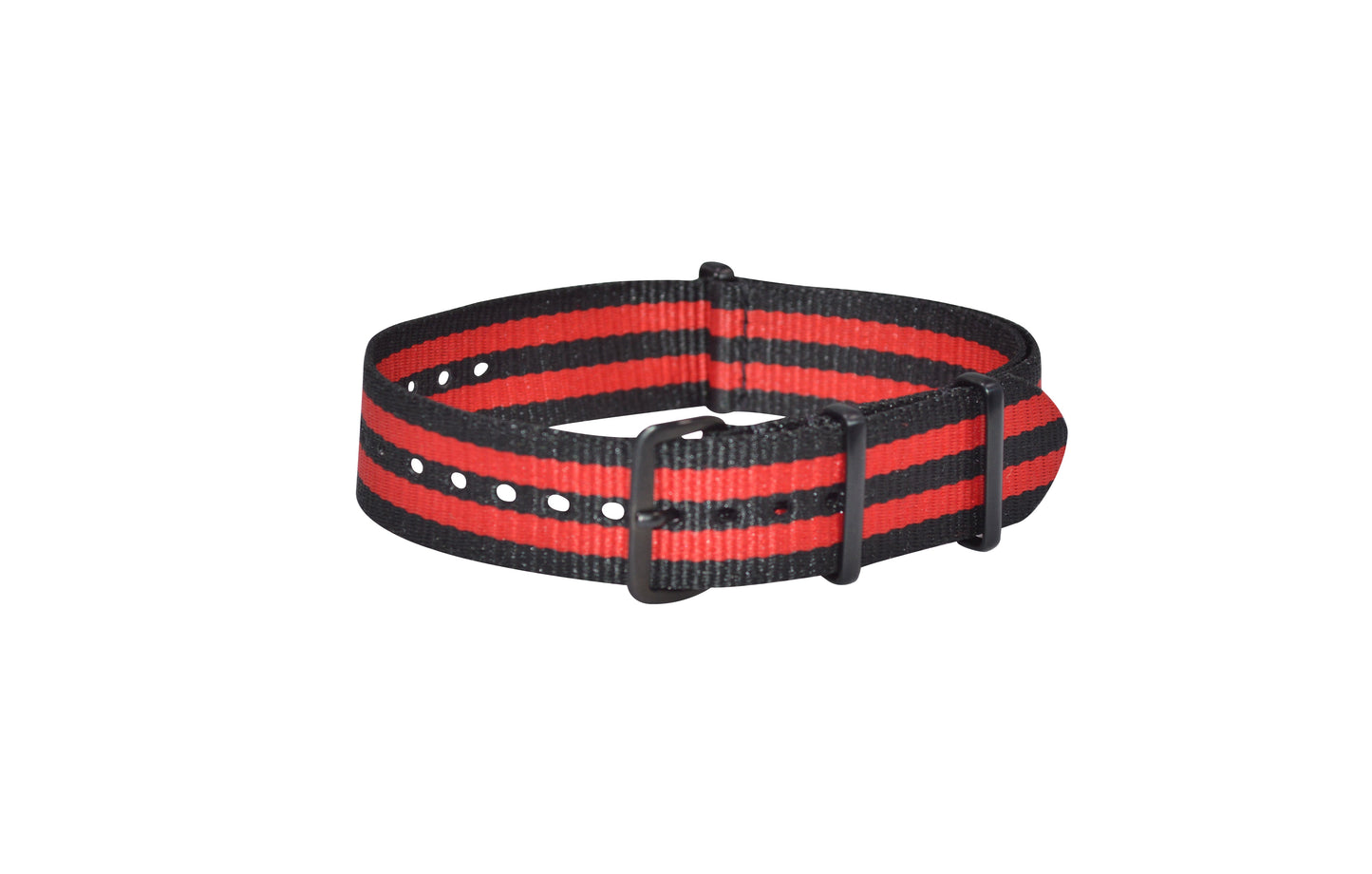 Cobra XL | Black & Red | One-Piece | Nylon | PVD Hardware