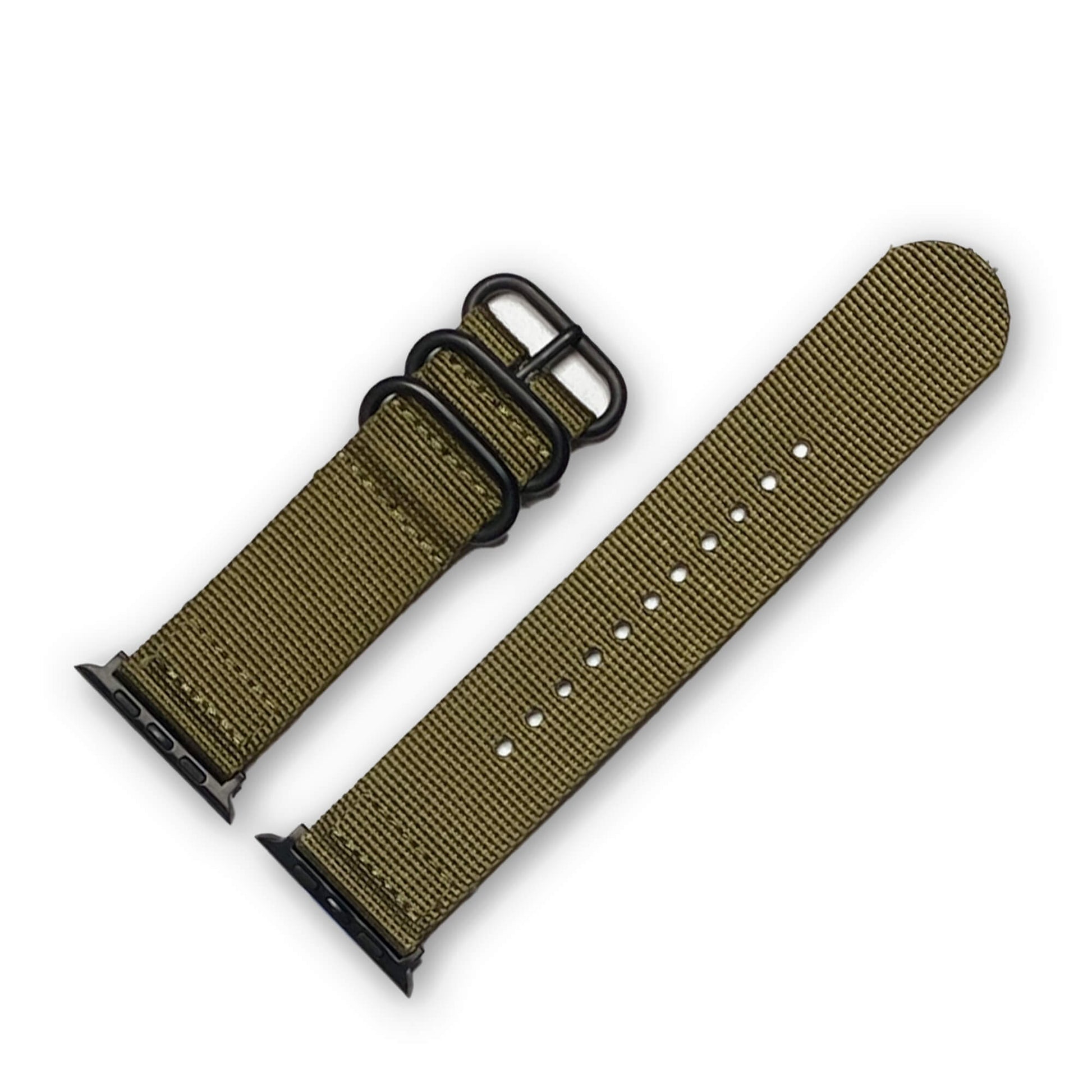 Brigade Two Piece Ballistic Nylon Watch Band | Compatible with Apple Watch | PVD Hardware