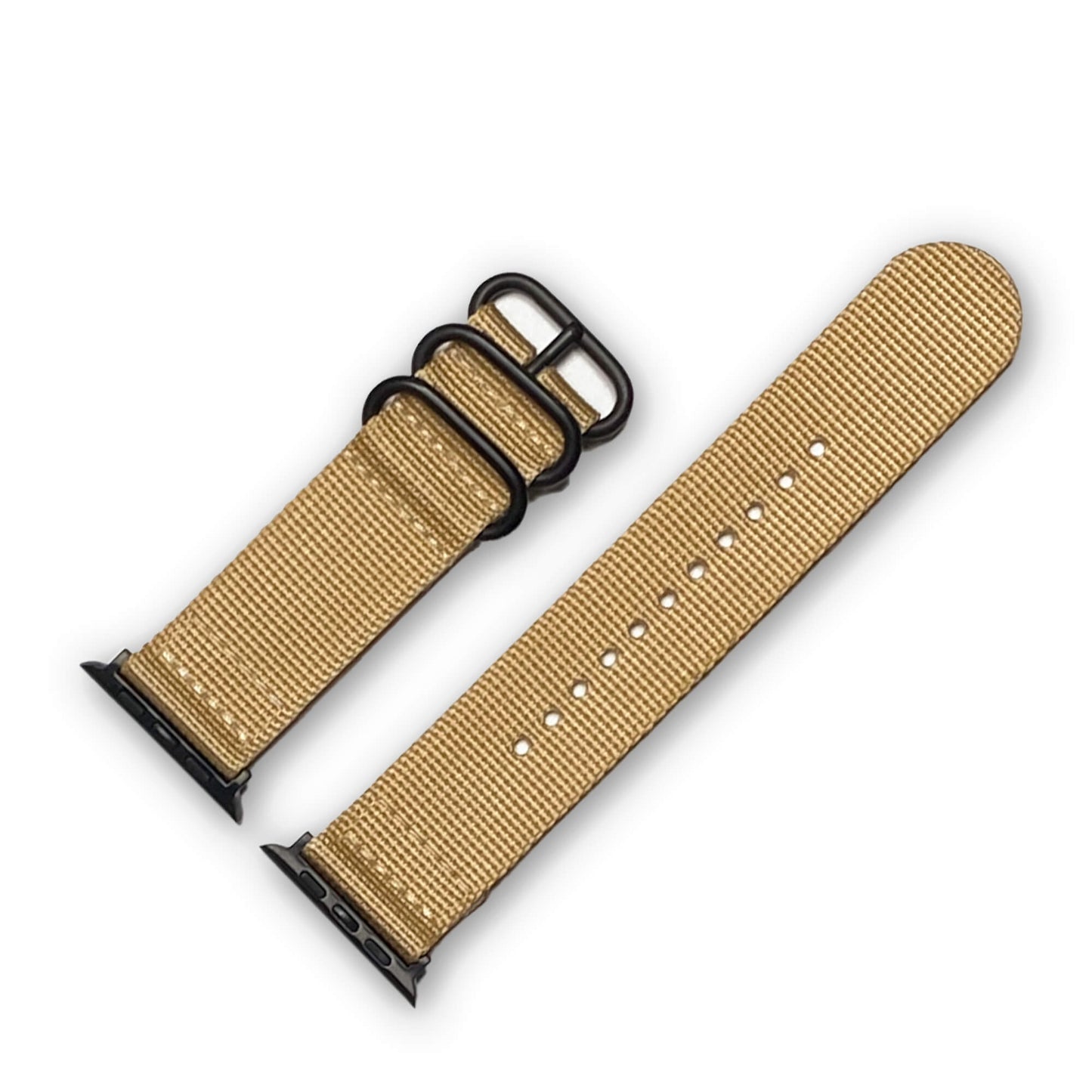 Desert Dweller Two Piece Ballistic Nylon Watch Band | Compatible with Apple Watch | PVD Hardware