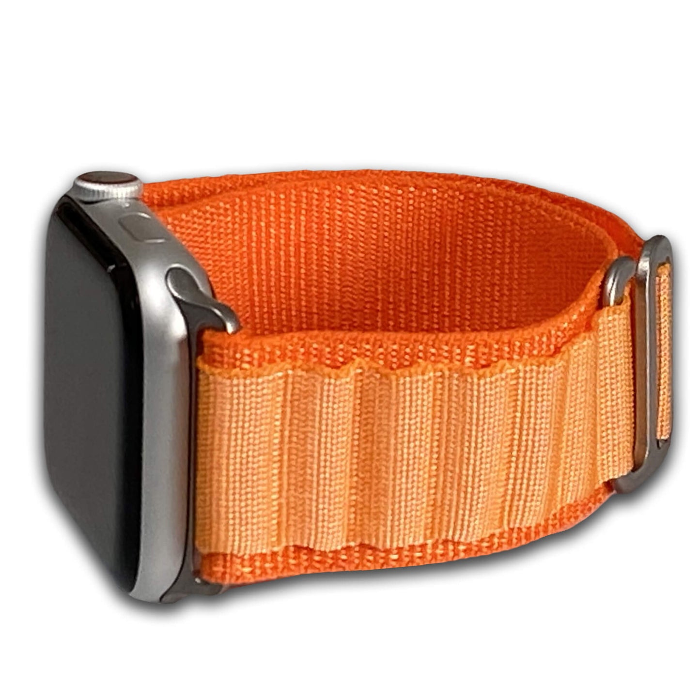 Orange Alpine Loop Nylon Watch Band Compatible with Apple Watch