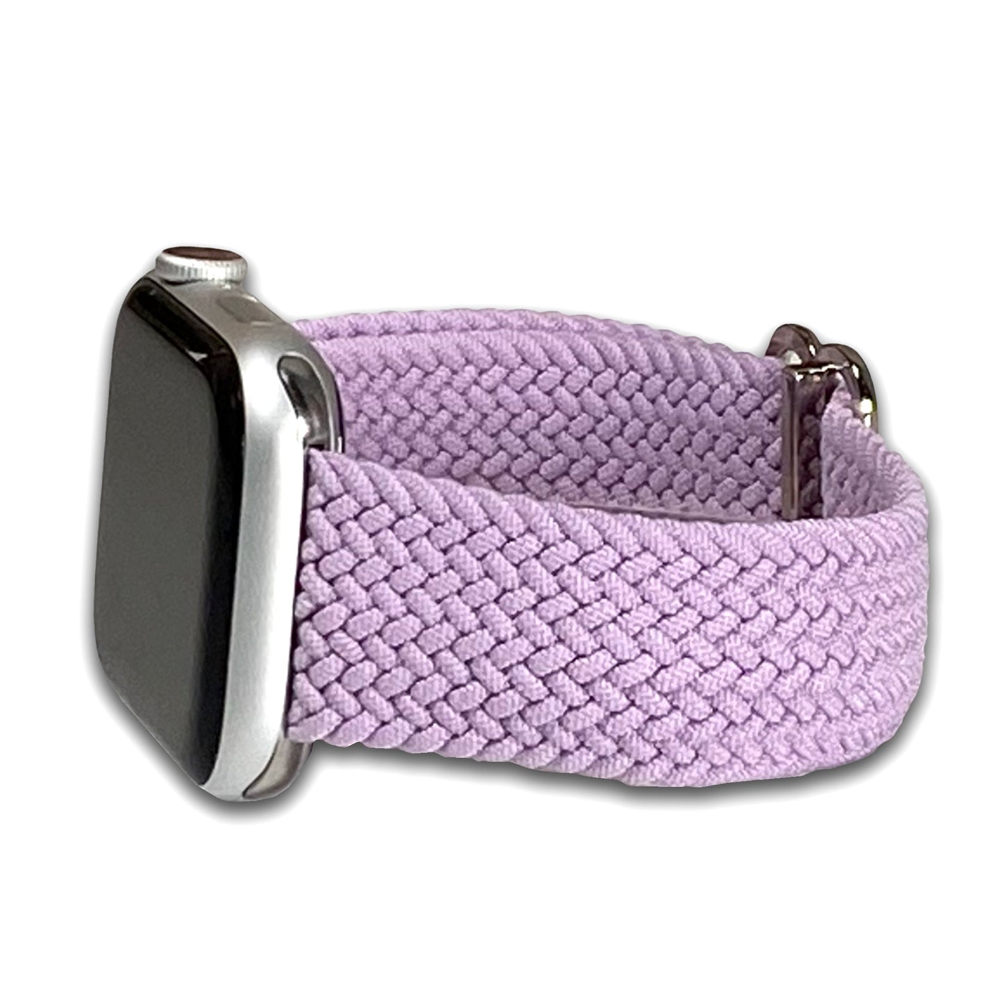Lilac Braided Weave Nylon Watch Band Compatible with Apple Watch