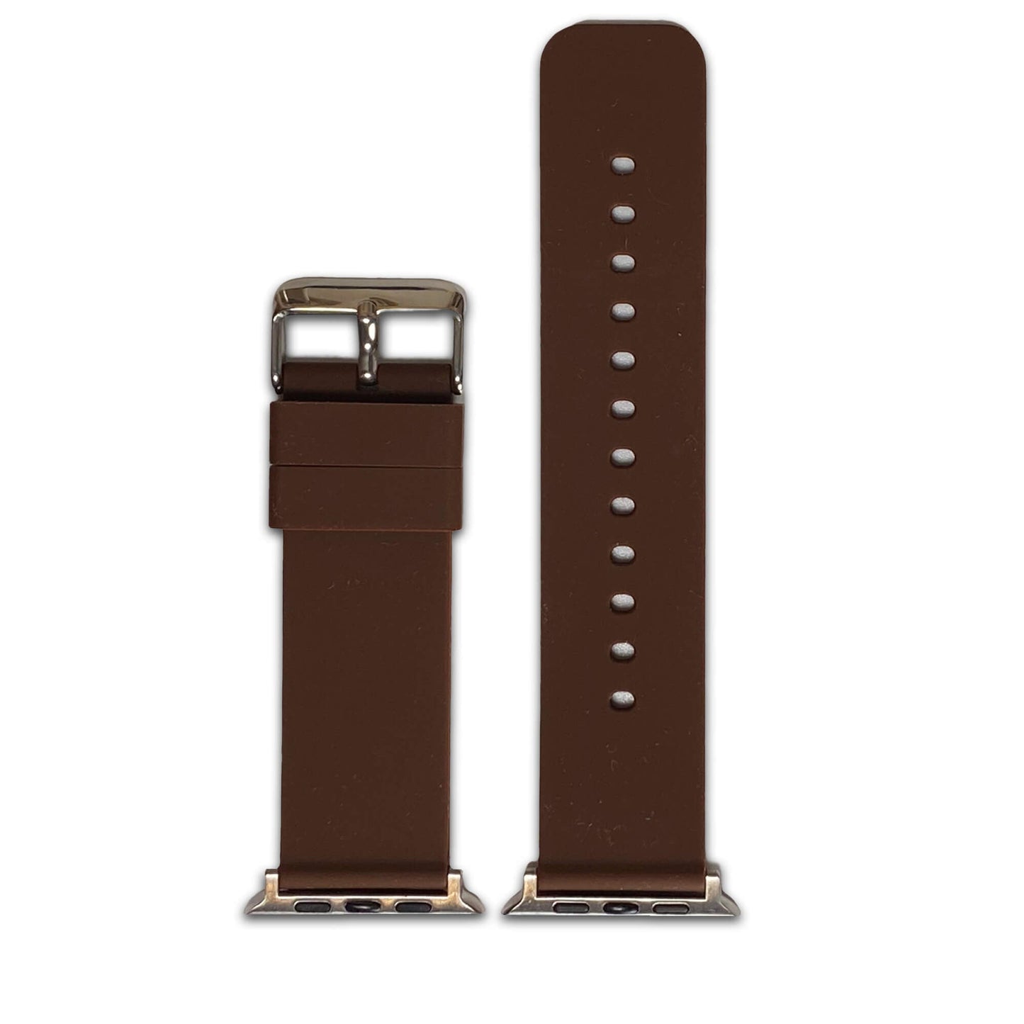 Brown Casual Silicone Apple Watch Band