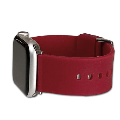 Maroon Casual Silicone Apple Watch Band