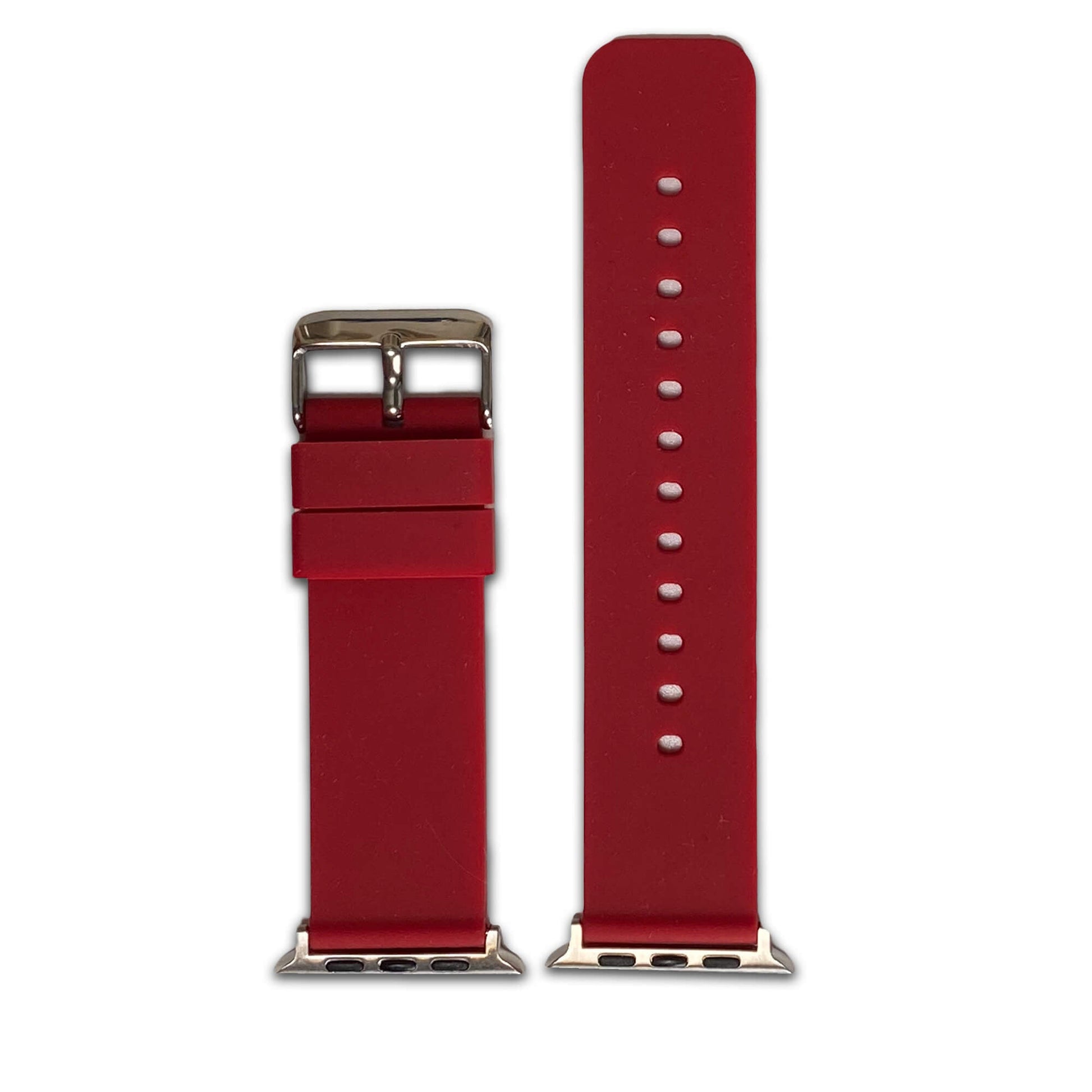Maroon Casual Silicone Apple Watch Band