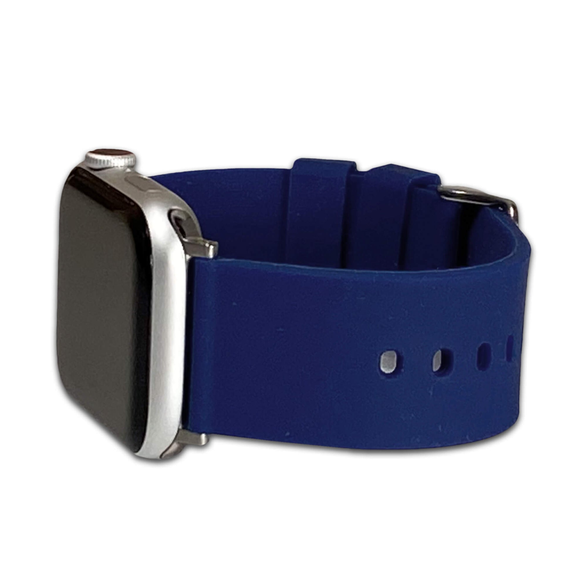 Navy Casual Silicone Apple Watch Band