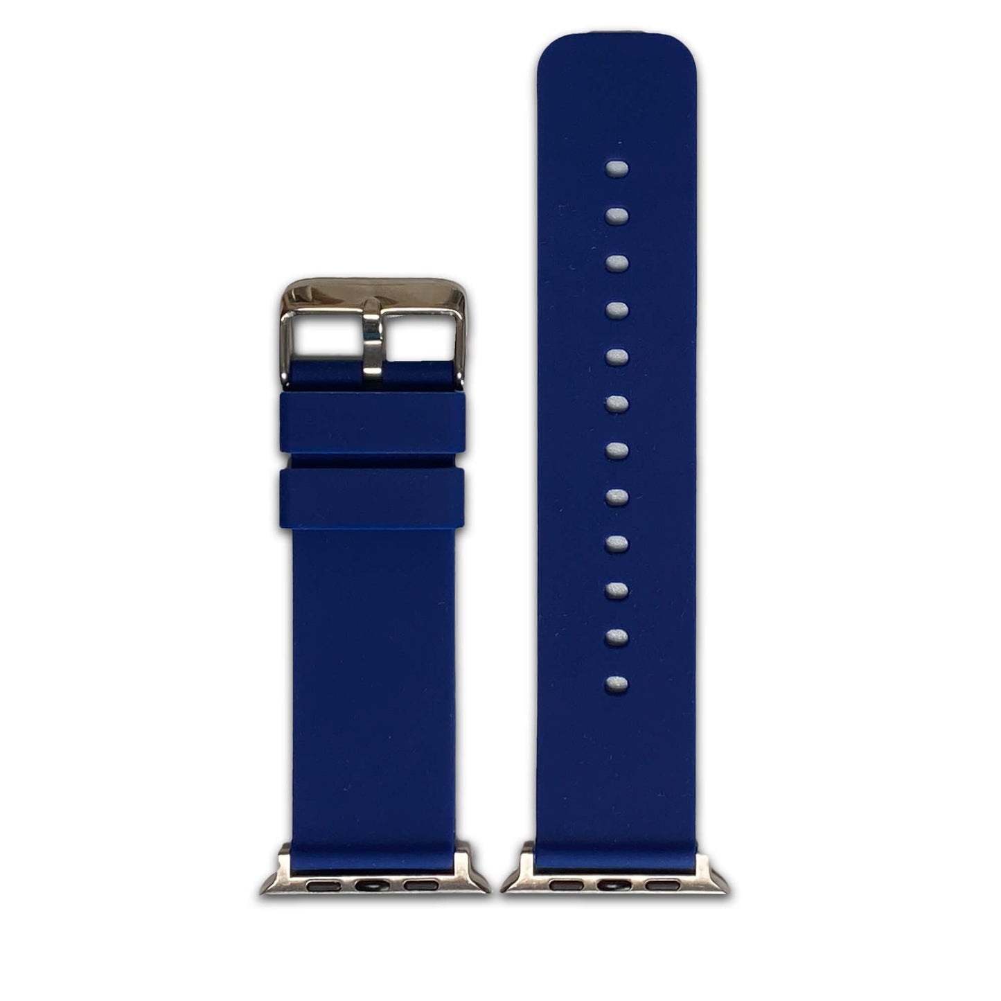 Navy Casual Silicone Apple Watch Band