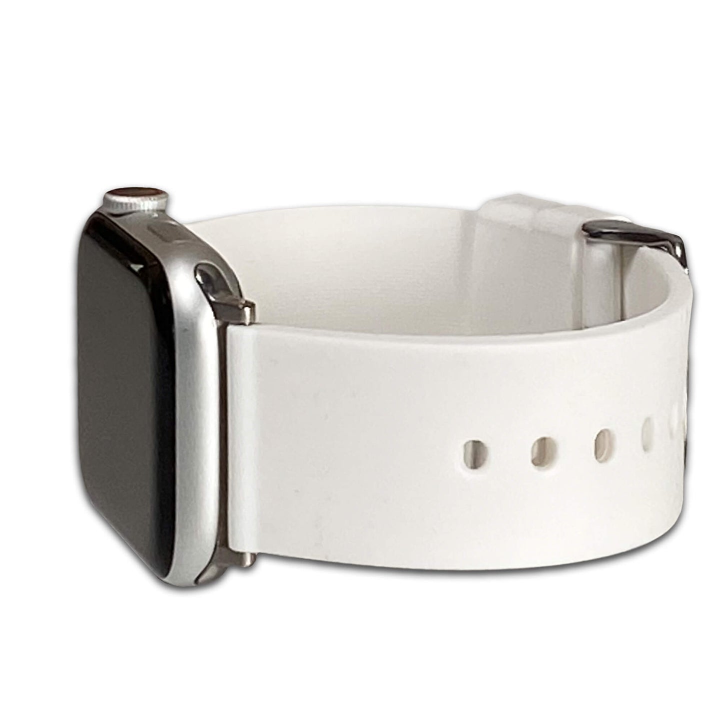 White Casual Silicone Apple Watch Band
