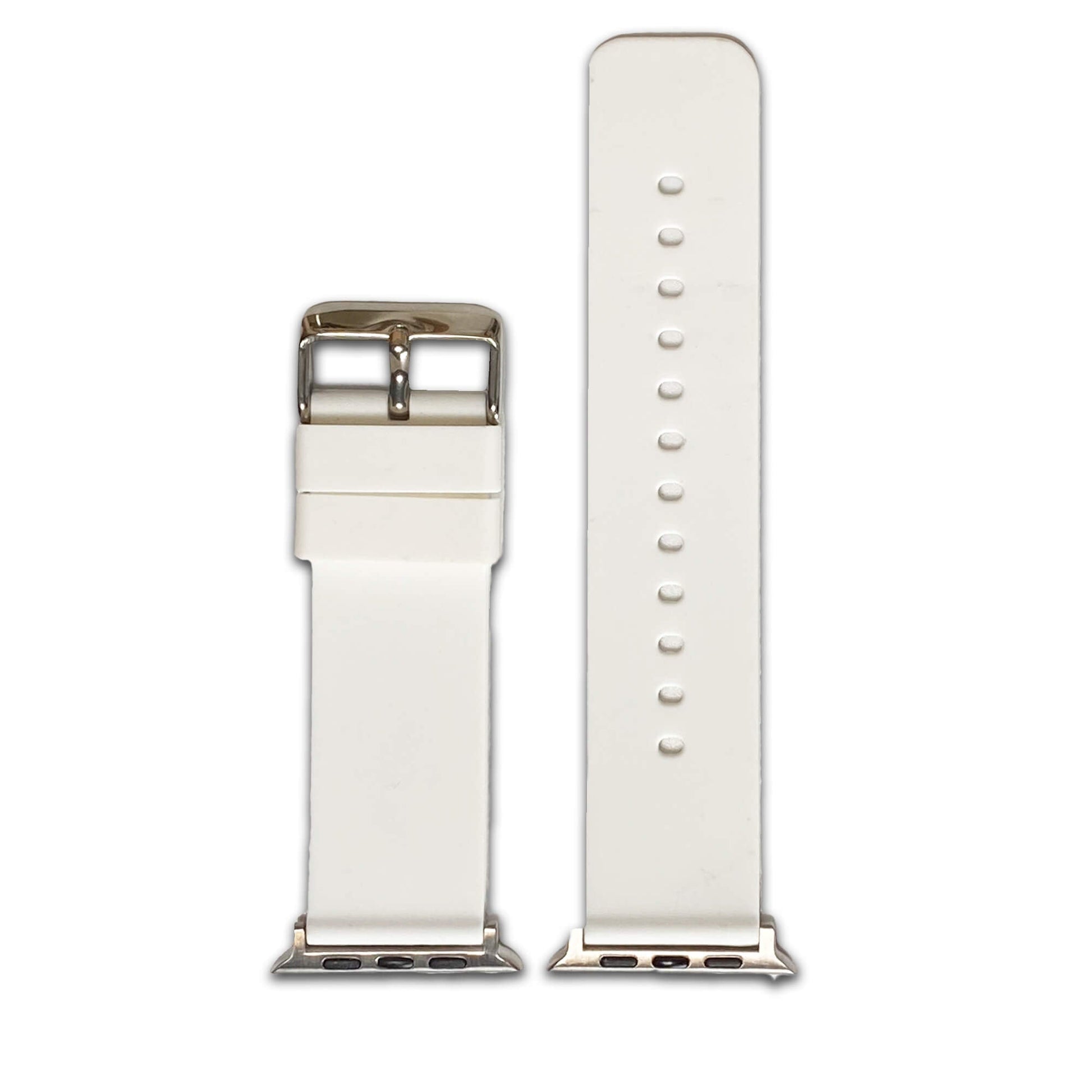 White Casual Silicone Apple Watch Band