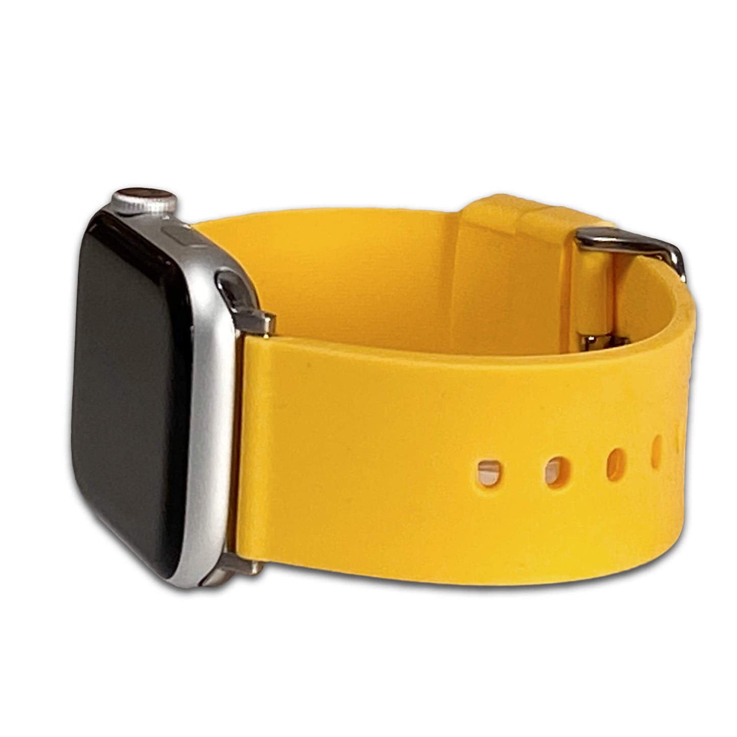 Yellow Casual Silicone Apple Watch Band