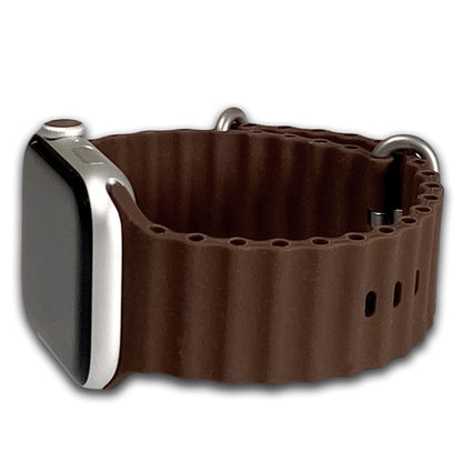 Brown Ocean Style Silicone Apple Watch Band