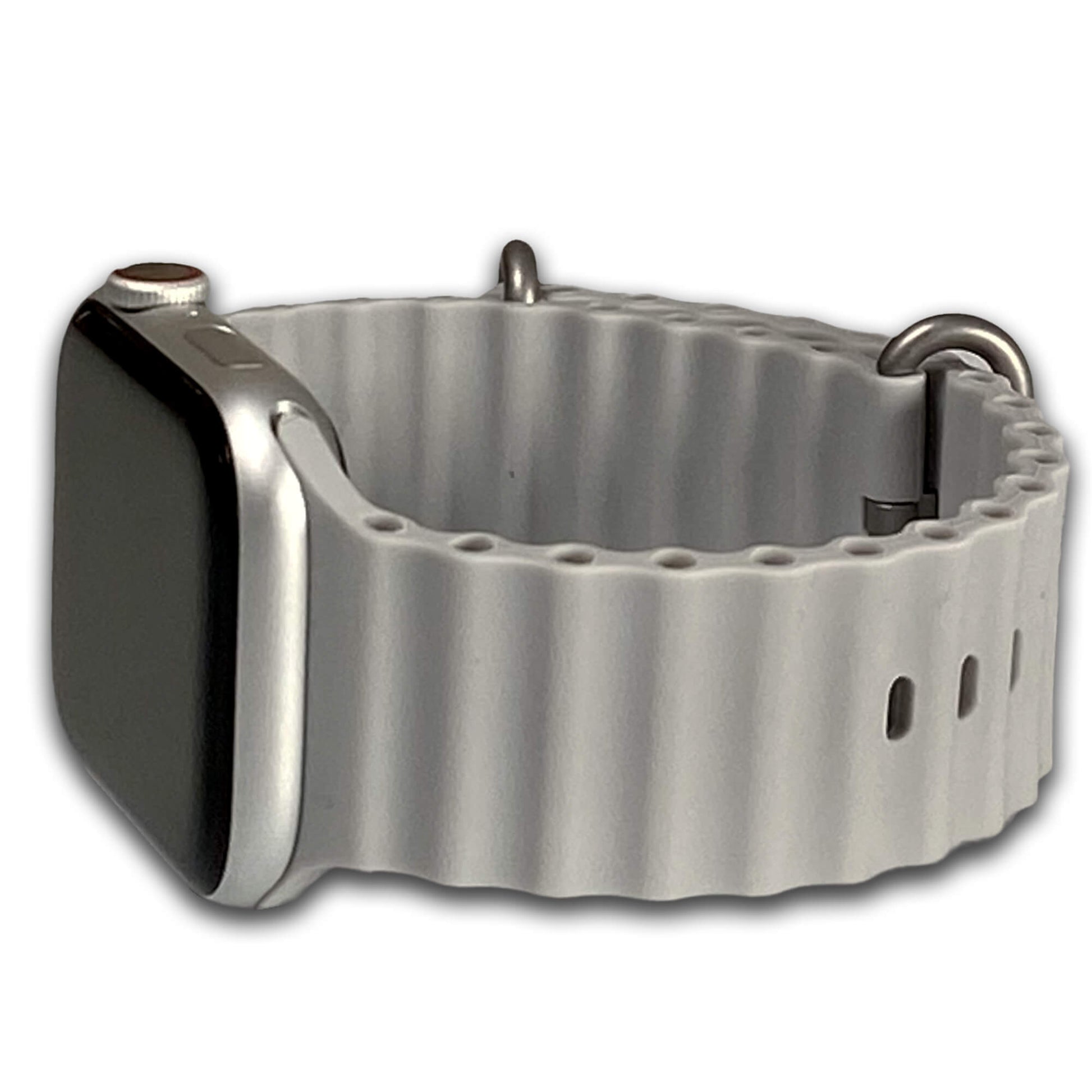 Grey Ocean Style Silicone Apple Watch Band
