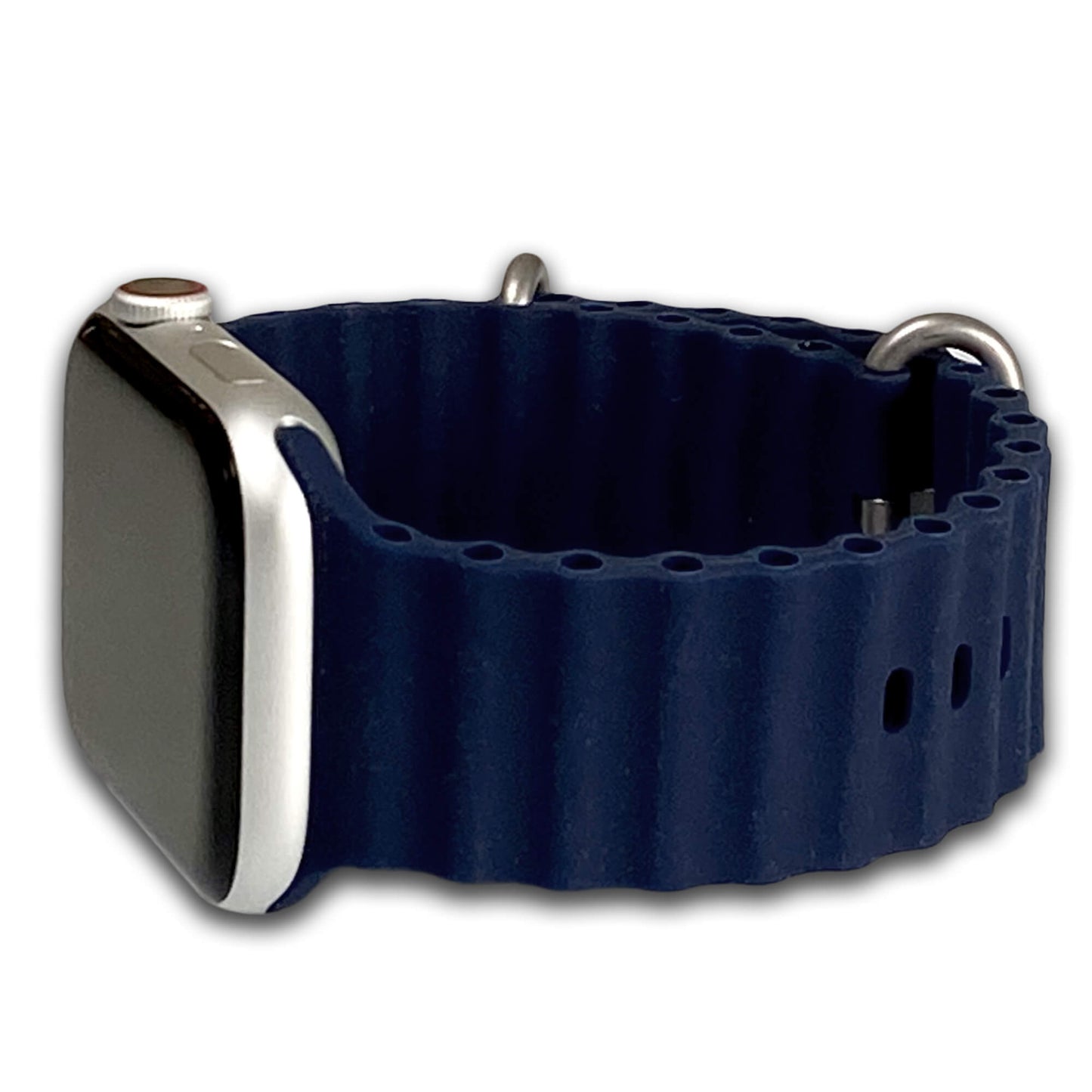 Midnight Blue Ocean Style Silicone Apple Watch Band