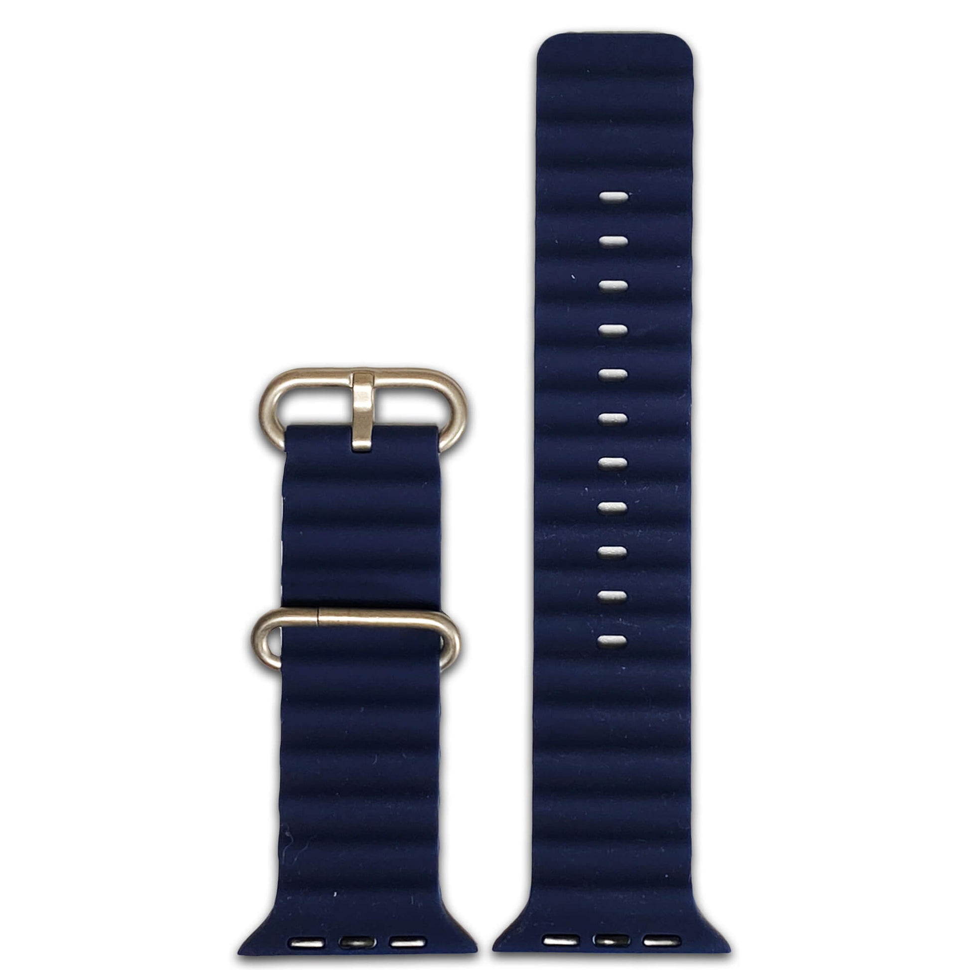 Midnight Blue Ocean Style Silicone Apple Watch Band