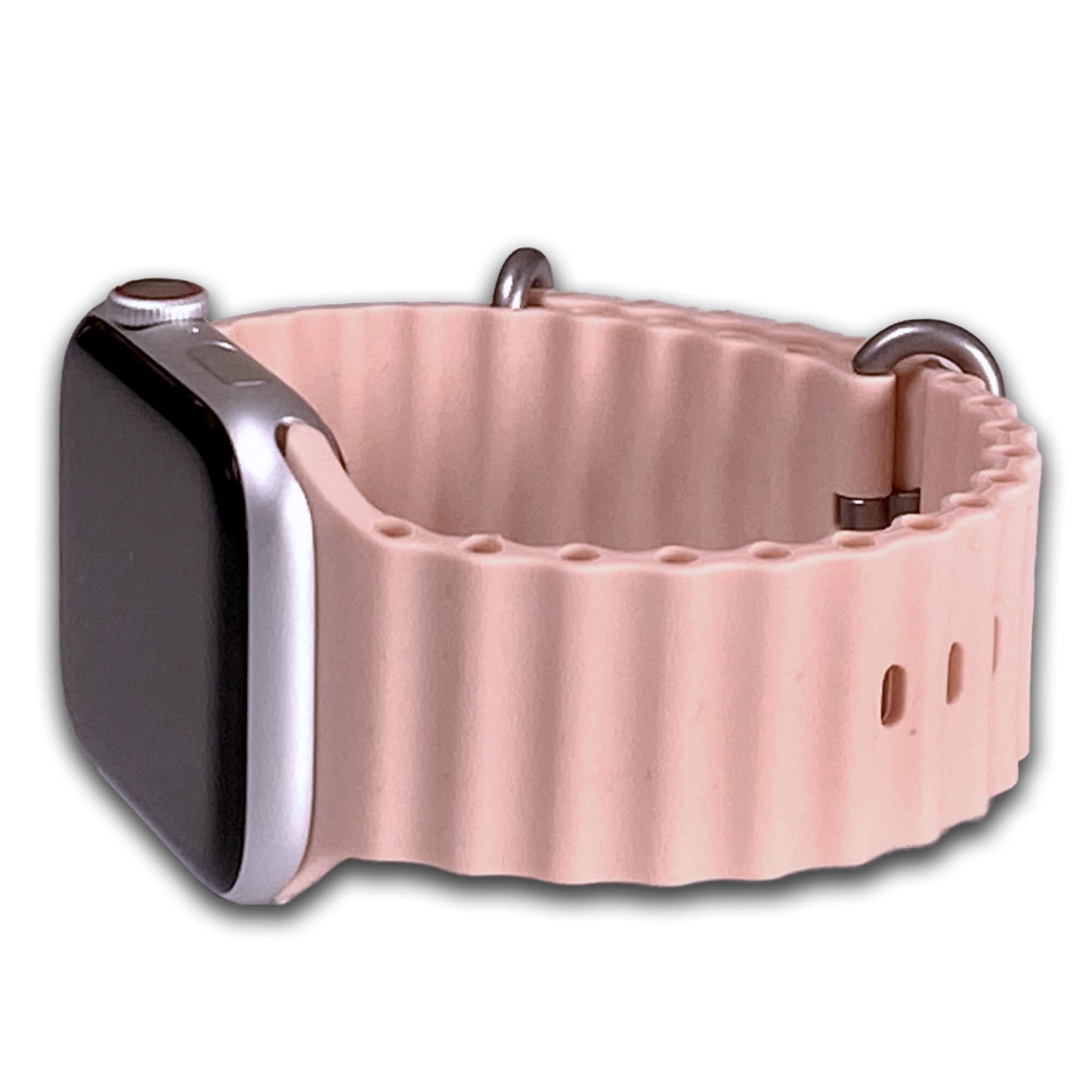 Pink Ocean Style Silicone Apple Watch Band