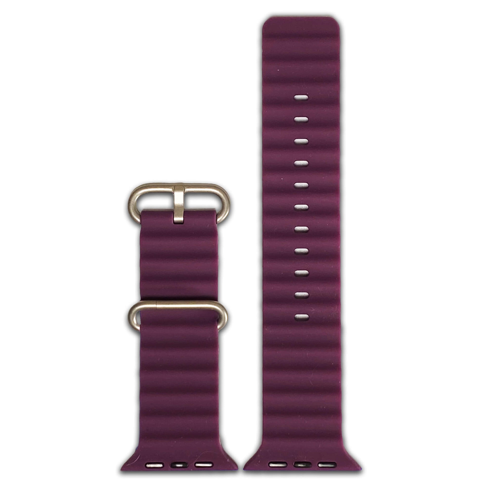 Purple Ocean Style Silicone Apple Watch Band