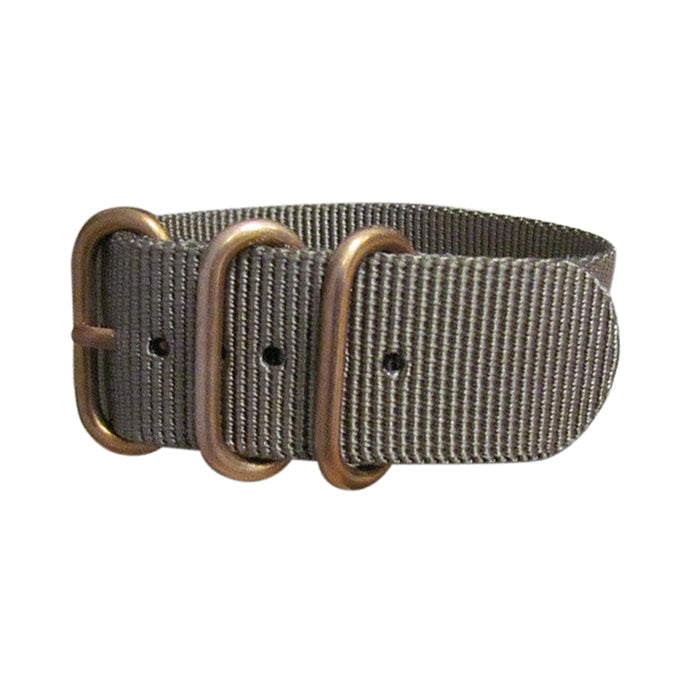 Berenger Z3™ Ballistic Nylon Watch Strap w/ Bronze Hardware