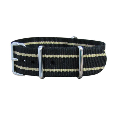 Burnout Ballistic Nylon Watch Strap w/ Polished Hardware