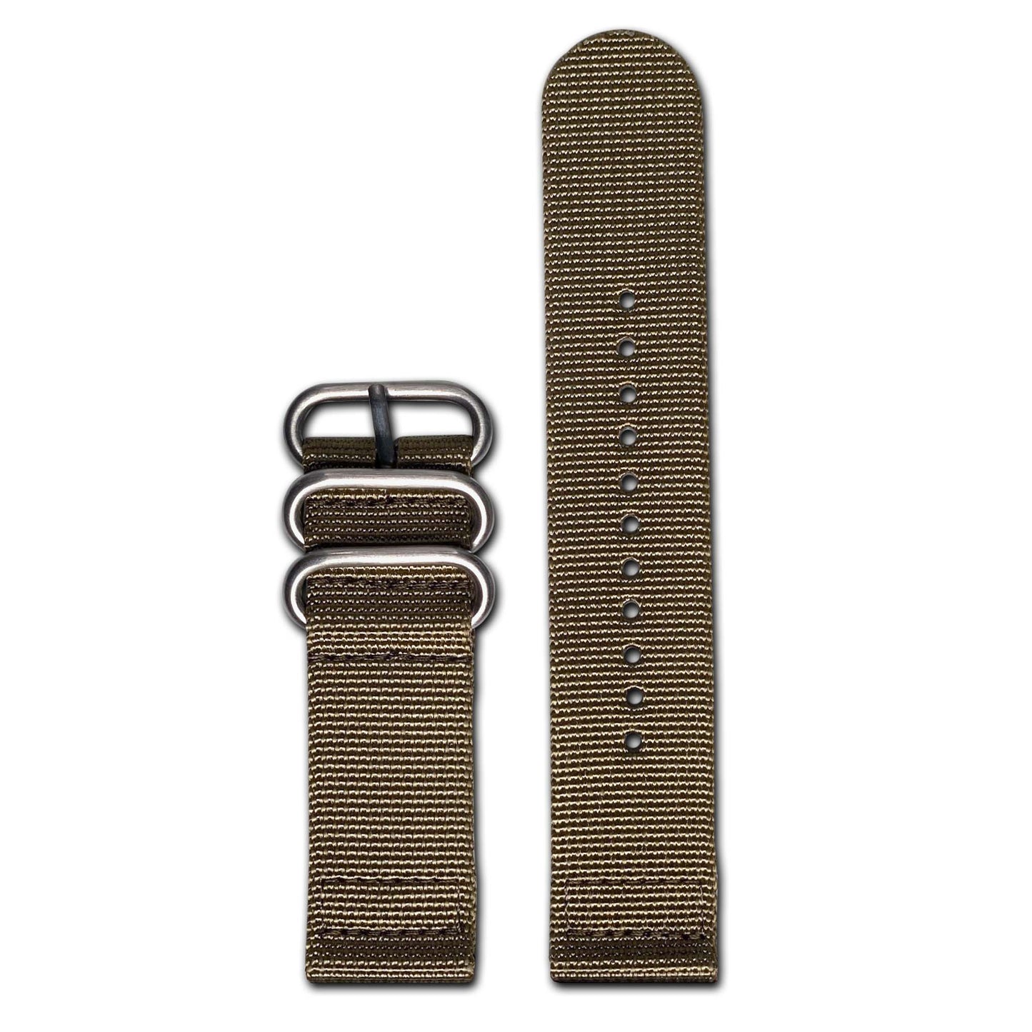 Cadet Z3™ Two-Piece Ballistic Nylon Watch Strap w/ Brushed Hardware