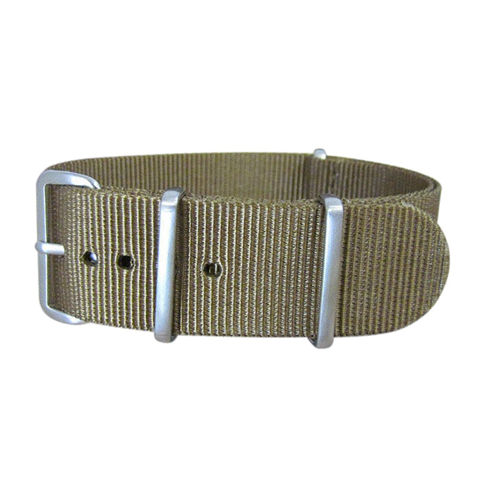 Cadet Ballistic Nylon Watch Strap w/ Brushed Hardware