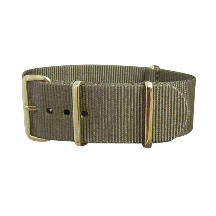 Cadet Ballistic Nylon Watch Strap w/ Gold Hardware