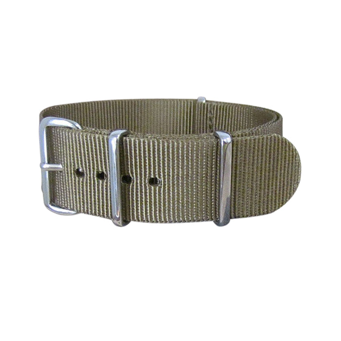 Cadet Ballistic Nylon Watch Strap w/ Polished Hardware