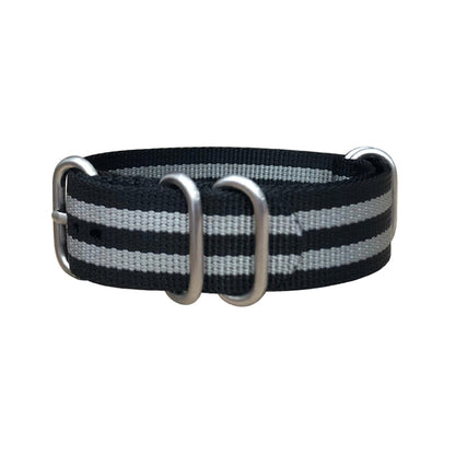 Classic Bond XII Z5™ Ballistic Nylon Watch Strap w/ Brushed Hardware