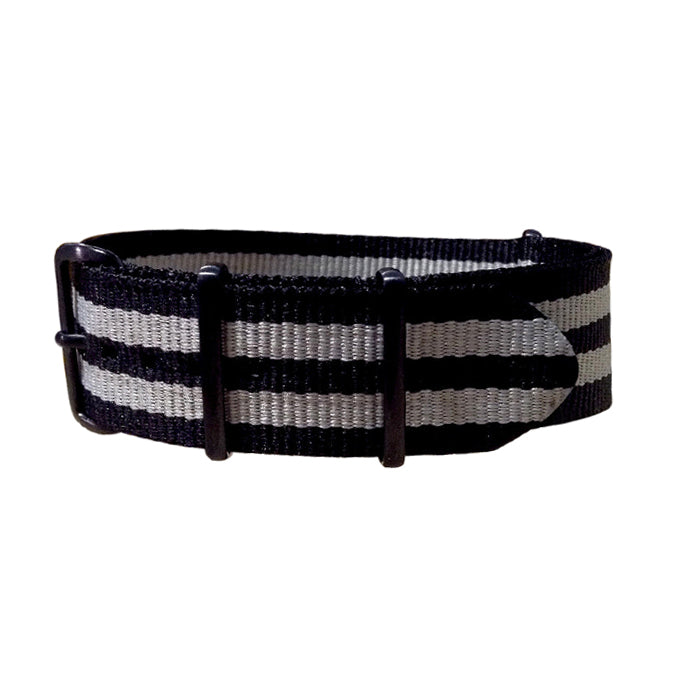 Classic Bond XII Ballistic Nylon Watch Strap w/ PVD Hardware