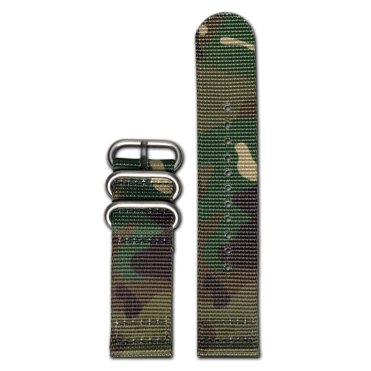 Col Braddock Col. Braddock Z3™ | Camo | Two-Piece | Nylon | Brushed | Nato Strap Co ...