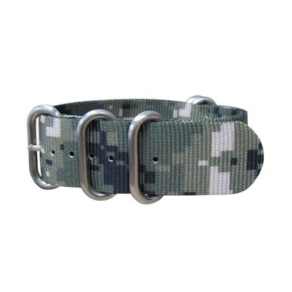 Digital Stealth XII Z5™ Ballistic Nylon Watch Strap w/ Brushed Hardware
