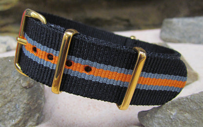 Gamma | Black & Gray & Orange | One-Piece | Nylon | Gold Hardware
