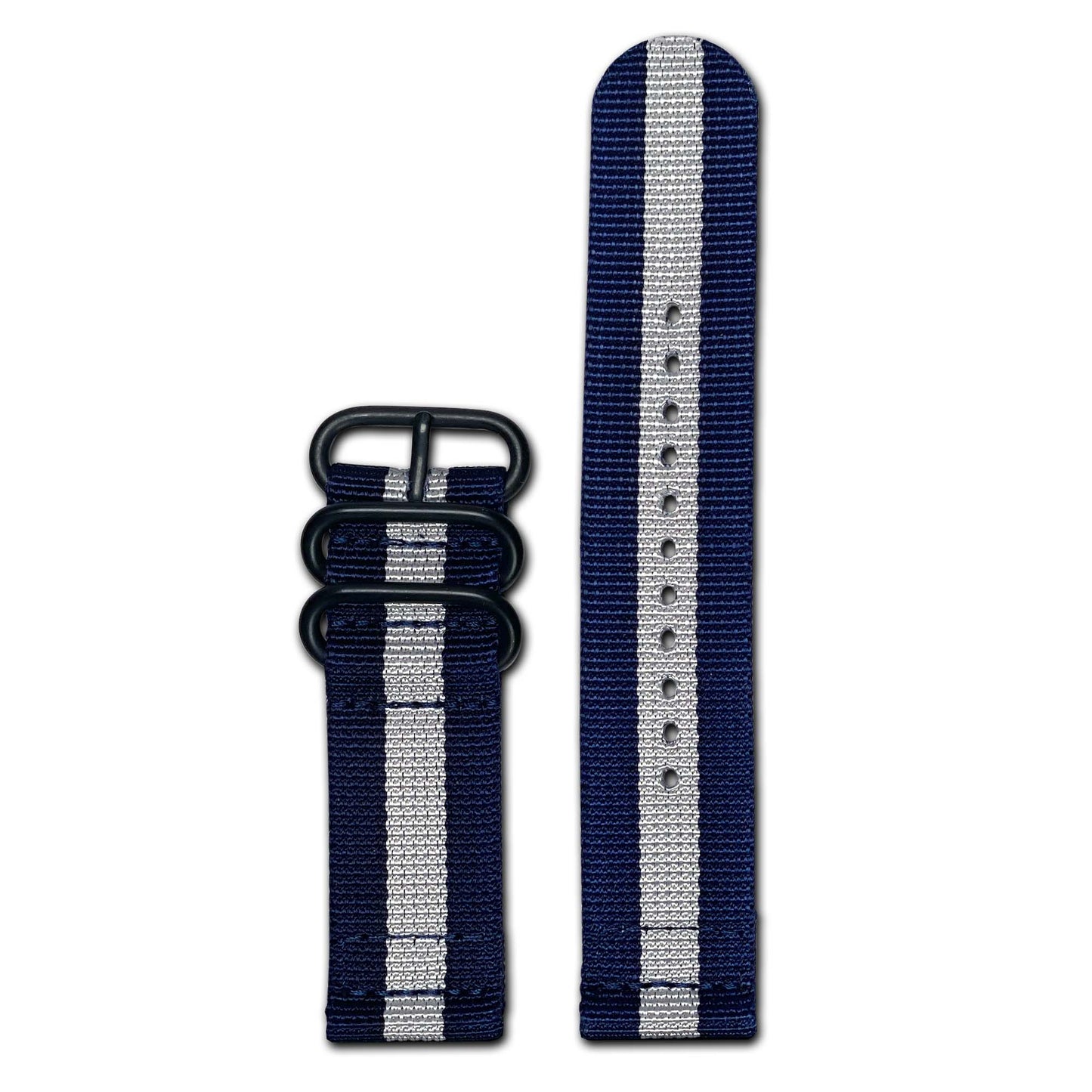 Gentleman Z3™ Two-Piece Ballistic Nylon Watch Strap w/ PVD Hardware