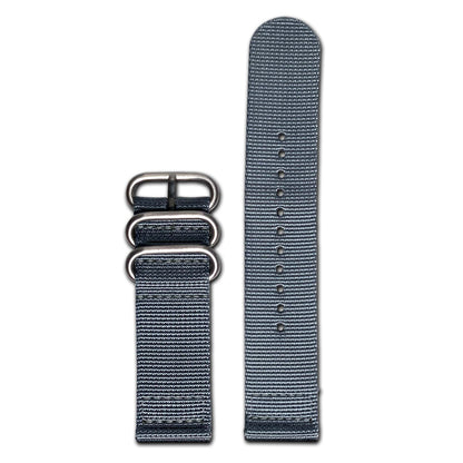 Gray Matter Z3™ Two-Piece Ballistic Nylon Watch Strap w/ Brushed Hardware