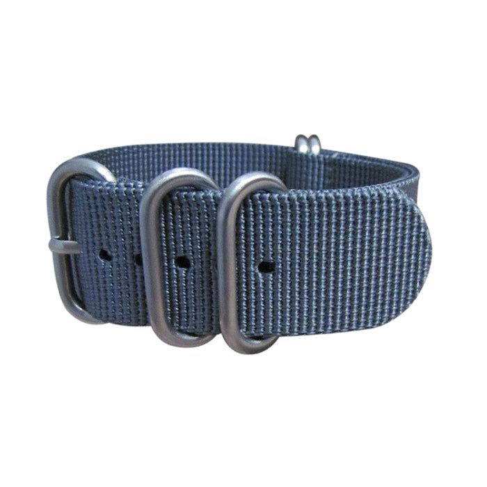 Gray Matter Z5™ Ballistic Nylon Watch Strap w/ Brushed SS Hardware