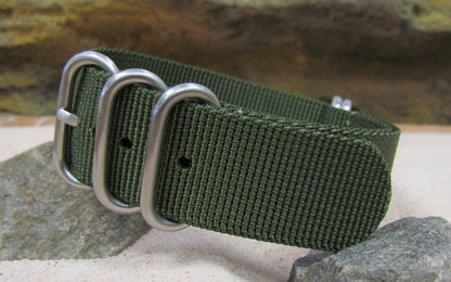 Infantry XL Z5™ | Olive Green | One-Piece | Nylon | Brushed Hardware