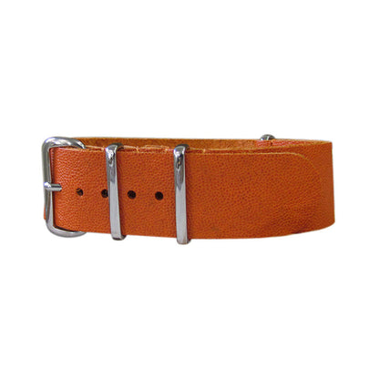 Inmate Orange | One-Piece | Leather | Polished Hardware