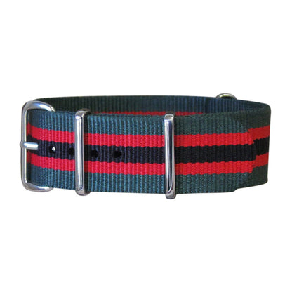 Lumberjack Ballistic Nylon Watch Strap w/ Polished Hardware