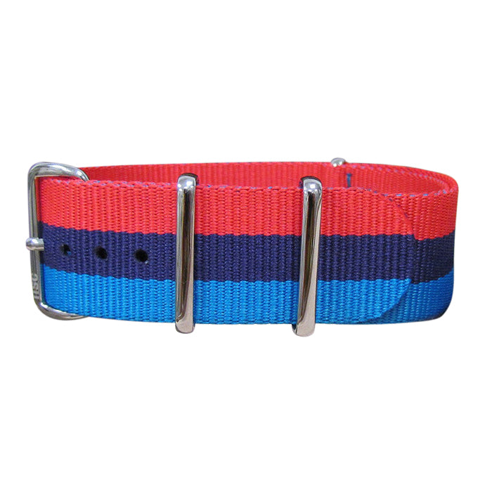 M-Technik Ballistic Nylon Watch Strap w/ Polished Hardware