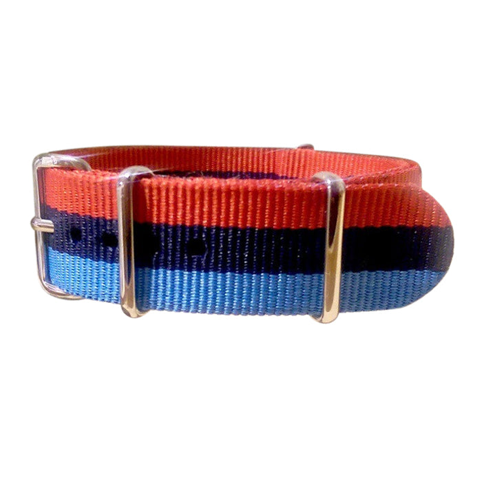 M-Technik II Ballistic Nylon Watch Strap w/ Polished Hardware