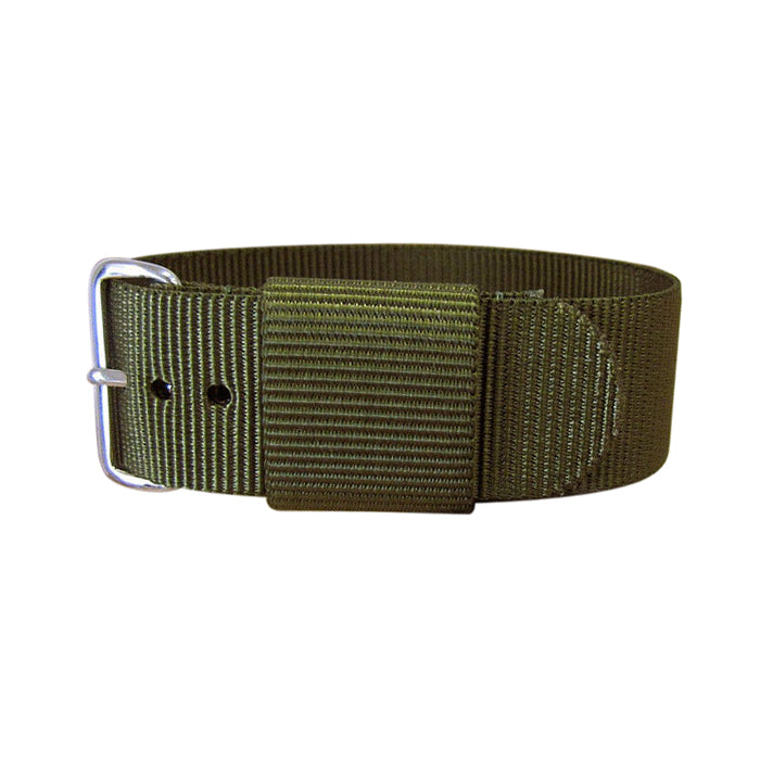 Infantry RAF Military Style Watch Strap w/ Polished Hardware