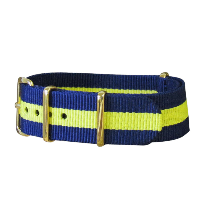 SEAL Ballistic Nylon Watch Strap w/ Gold Hardware