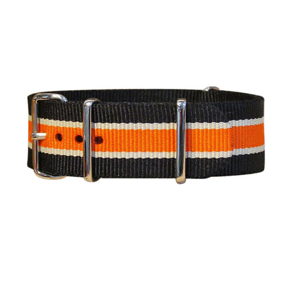 Saturn Ballistic Nylon Watch Strap w/ Polished Hardware