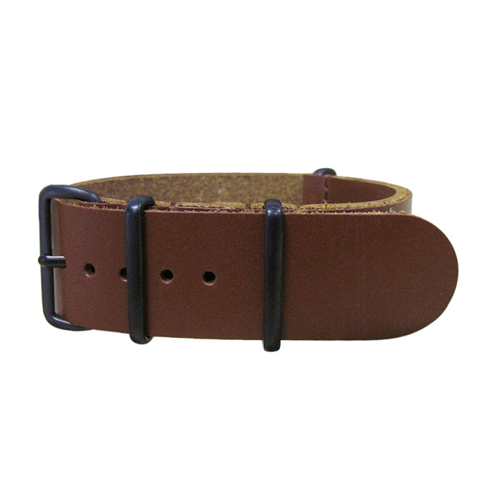 Stagecoach Leather Watch Strap w/ PVD Hardware