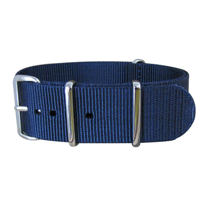 Submarine Ballistic Nylon Watch Strap w/ Polished Hardware