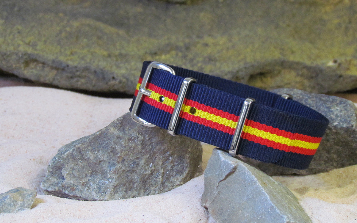 Phoenix | Navy & Red & Yellow | One-Piece | Nylon | Polished Hardware
